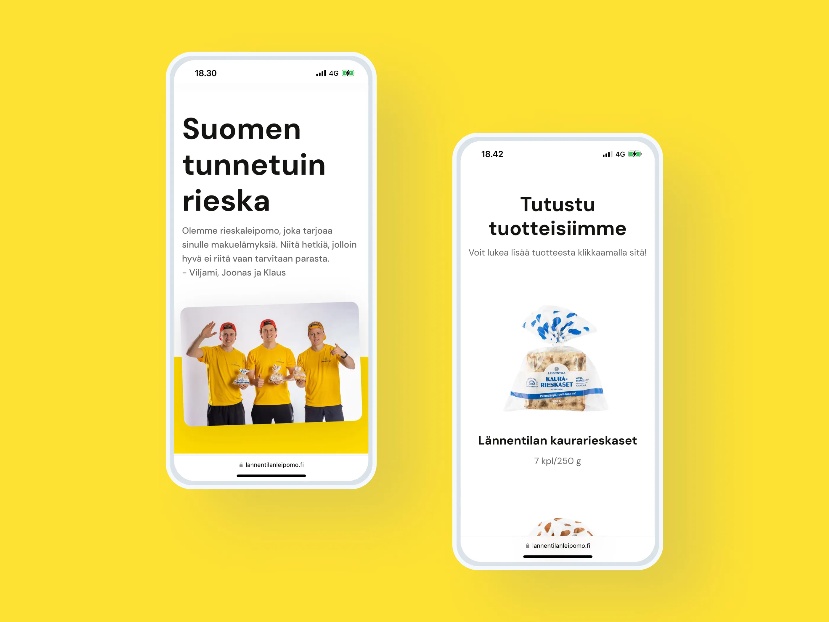Lännentilan leipomo mallikuva